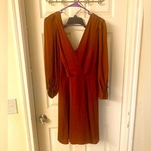 NWT Banana Republic Dress Silky 3/4 sleeves Size 18